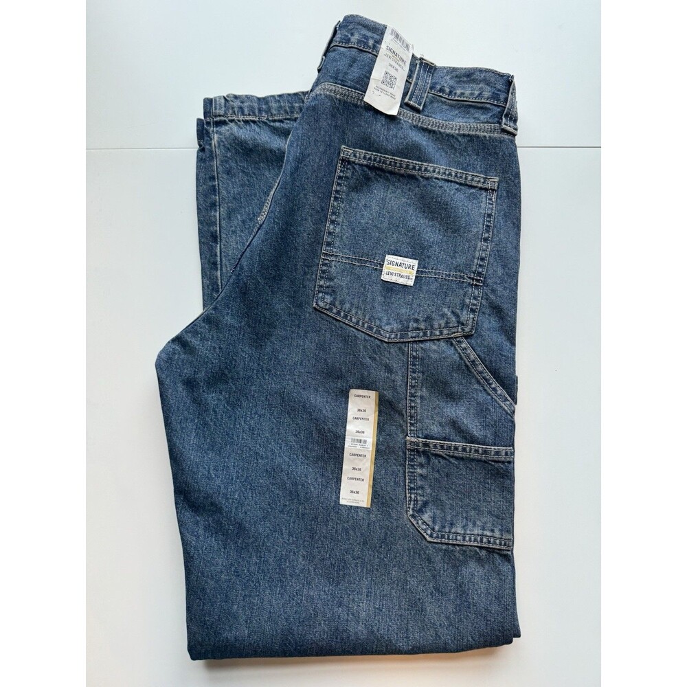 Signature Gold Levi Strauss & Co. Workwear Men’s 36x36 Carpenter Jeans
